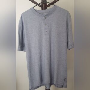 Eddie Bauer gray striped XL tshirt
